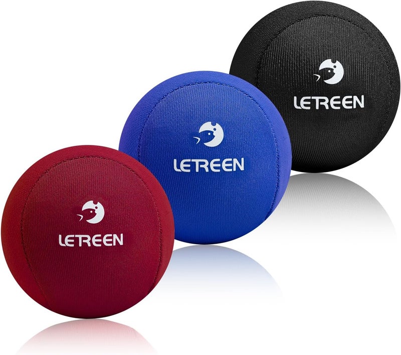 LETREEN Stress Ball, Tri-Density Stress Balls for Adults & Grip Strengthening, Squeeze Balls for Hand Therapy, Squishy Stress Ball, Hand Strengthener Ball, Hand Balls for Therapy - Image 1